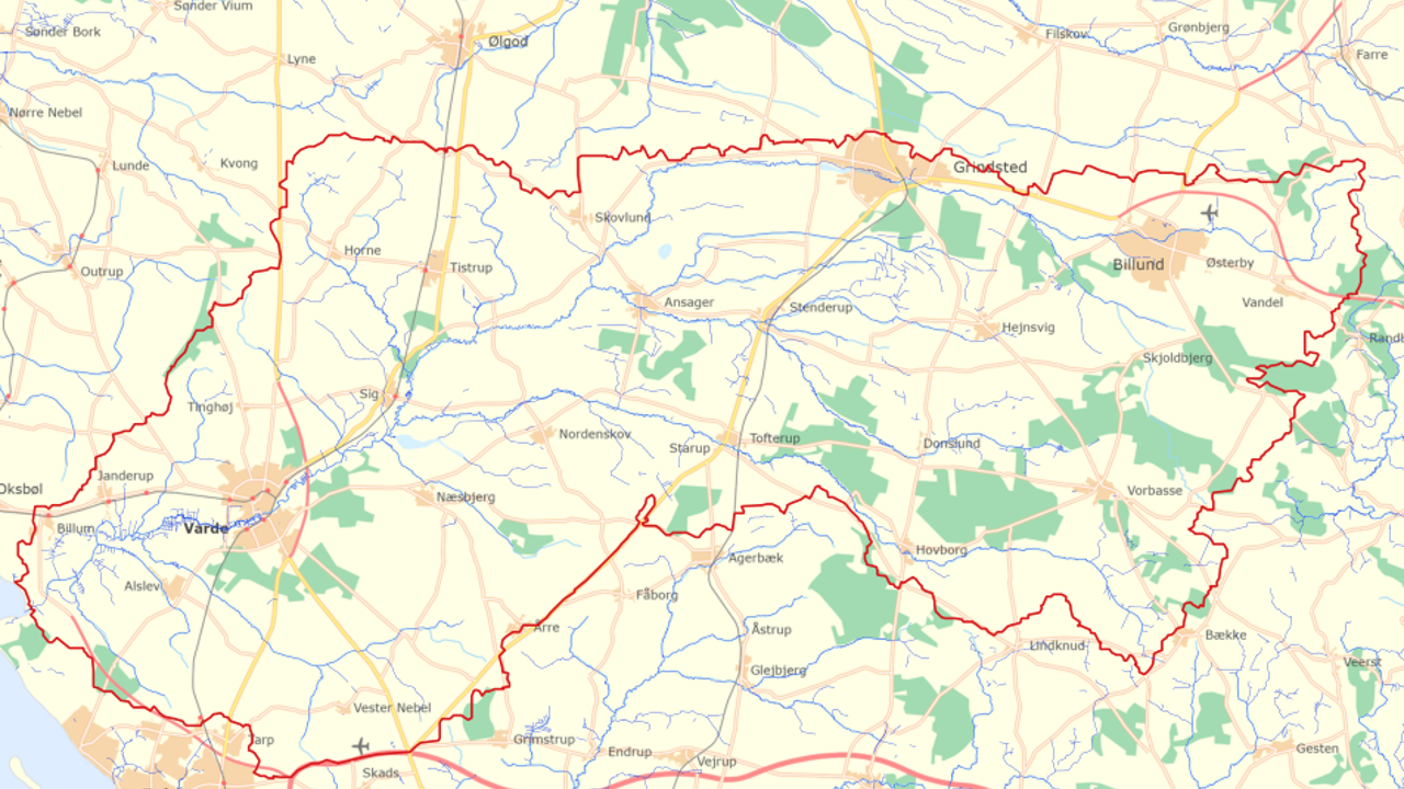 Restriktionszone Varde Å