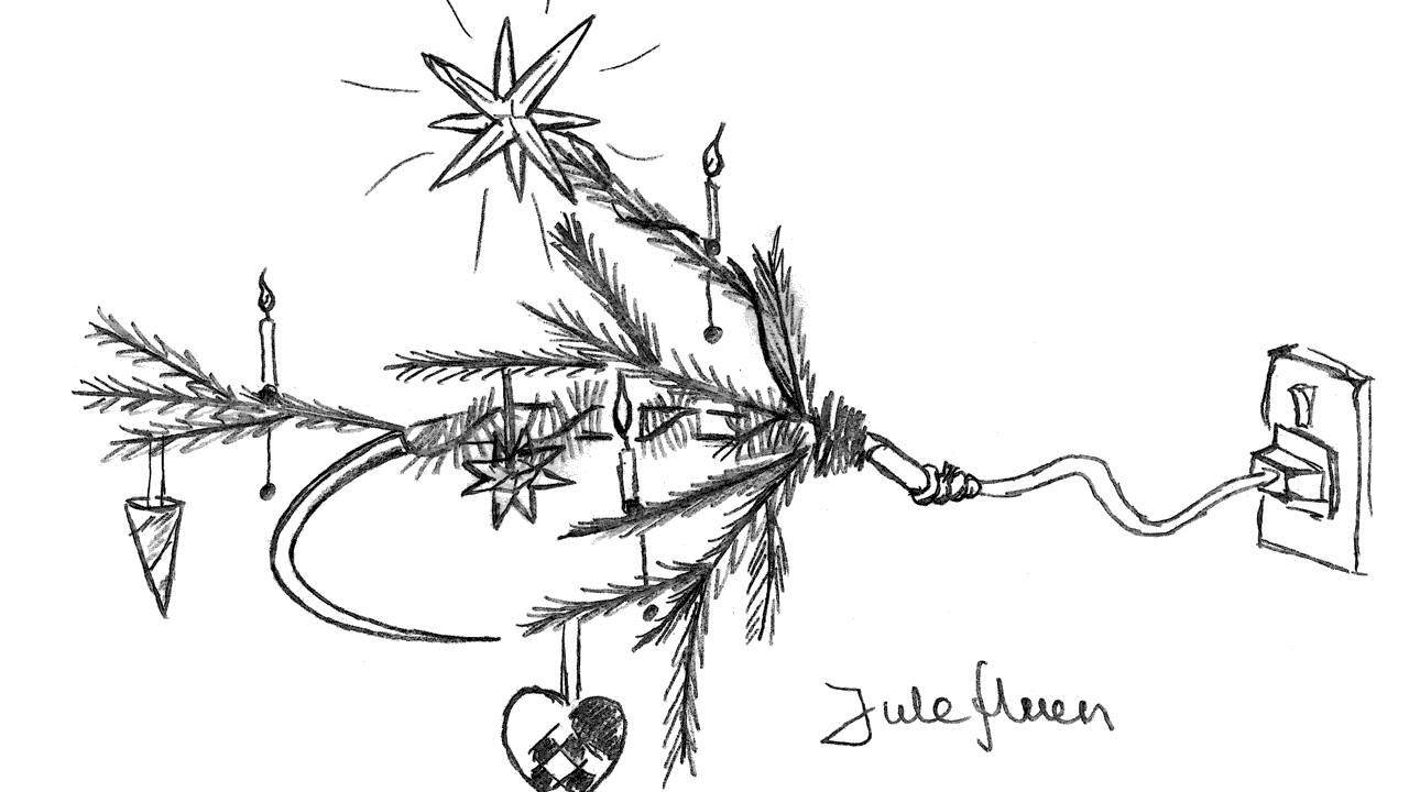 Juleflue Stor