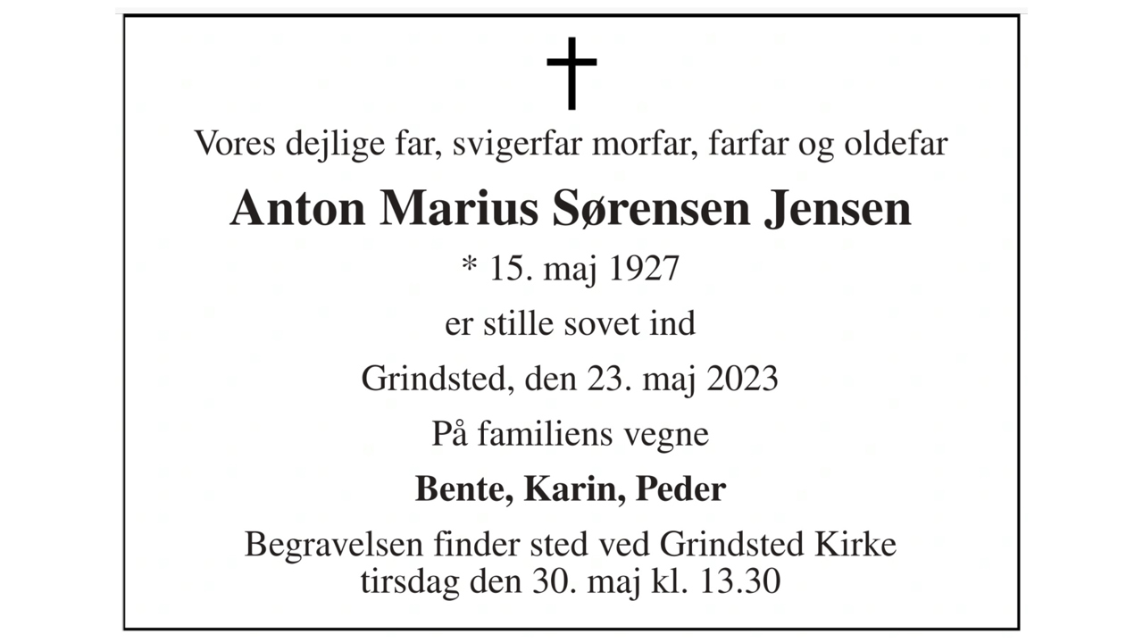 Anton Dødsannonce (2)